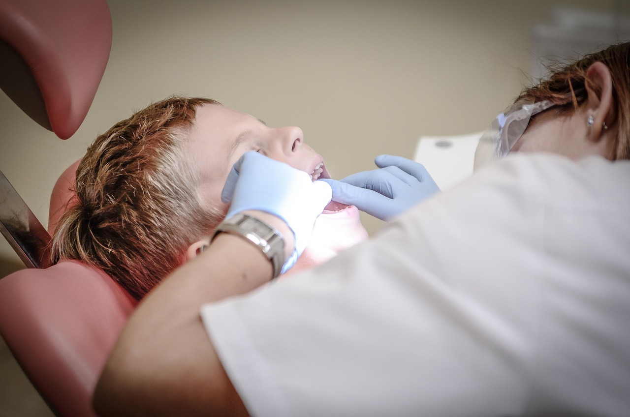 dental team smiling clinic